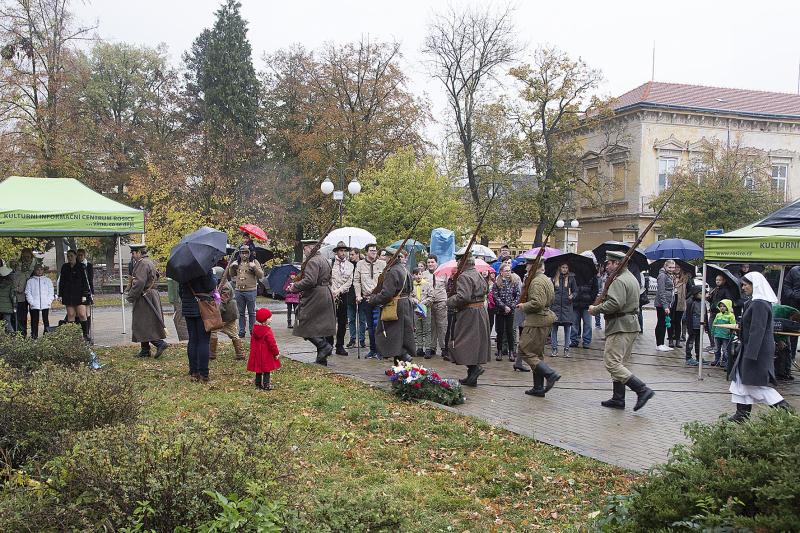 Oslavy výročí republiky 100 let Rosice 27. 10. 2018 (HO)